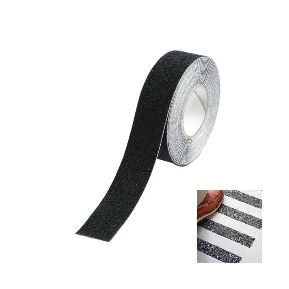 Fita adesiva antideslizante preta 25 mm x 15 m