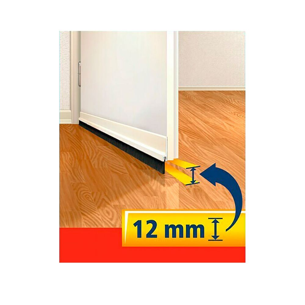 Veda porta PVC castanho 37 mm x 1 m - Image 2