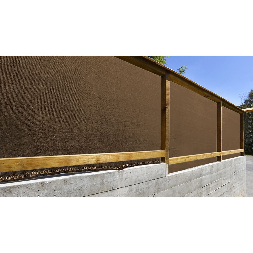 Malla de ocultación premium marrón 230 g/m² 2 x 5 m - Image 2