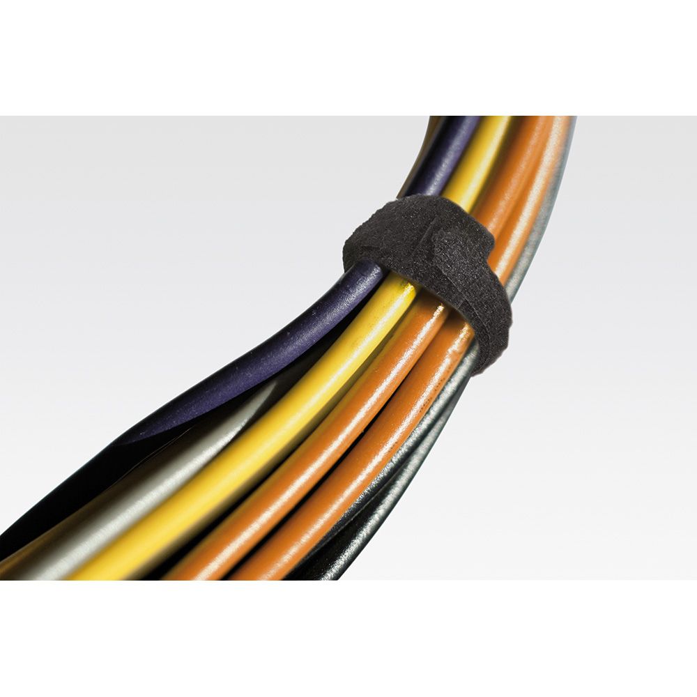 One-wrap® strap fastener, 13 x 200 mm, 25 UDS, preto - Image 6