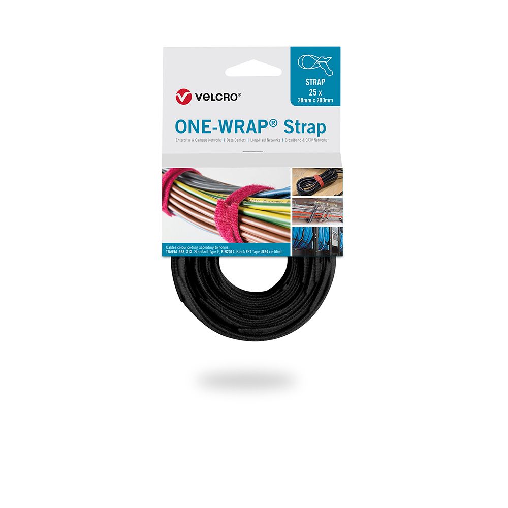 Cinta one-wrap®, 20 x 200 mm, 25 UDS, preta - Image 4