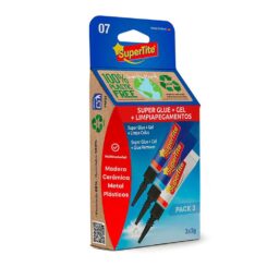 Kit instantáneo + gel + limpiador blister 3 x 3 g