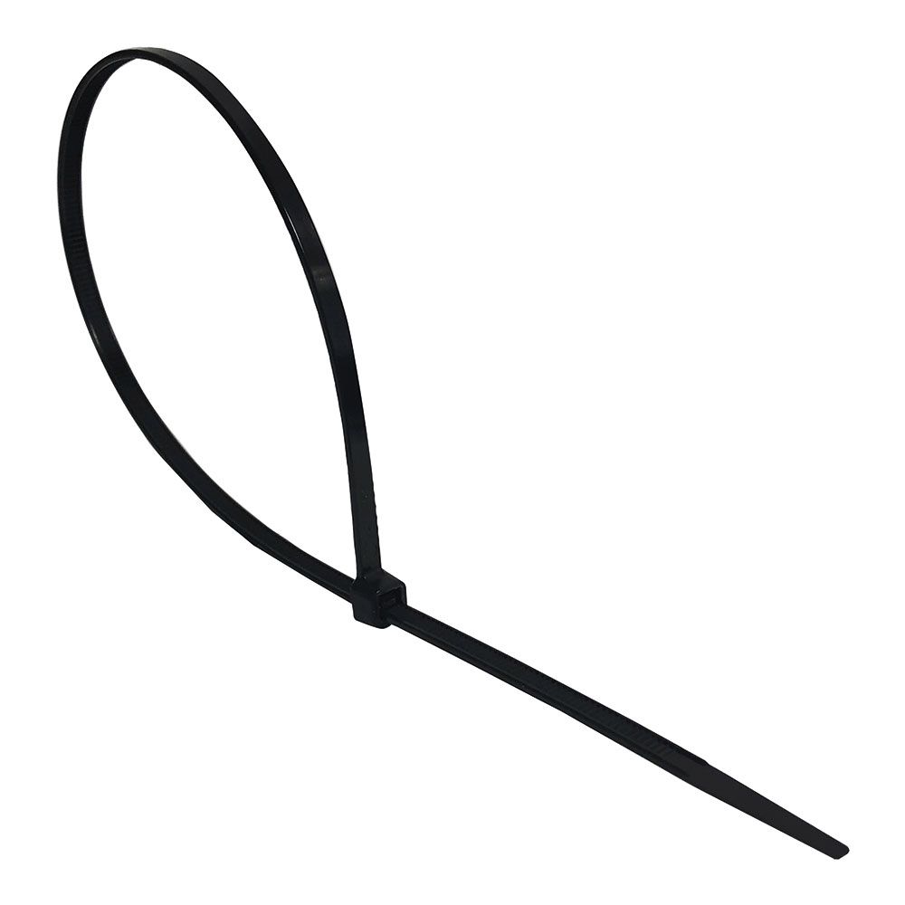 Abraçadeira nylon 2,5 x 150 mm preta, 100 unidades