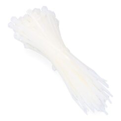 Abraçadeiras naturais 2,5 x 100 mm nylon de alta qualidade (saco 100 unidades)