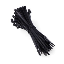Abraçadeiras, náilon, alta qualidade, preto, 150 x 3,6 mm, bolsa, 100 unidades
