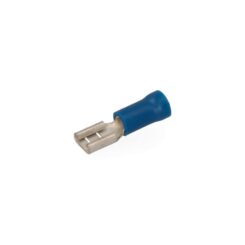 Terminal faston fêmea pré-isolado de 4,8 mm, saco de 100 unidades