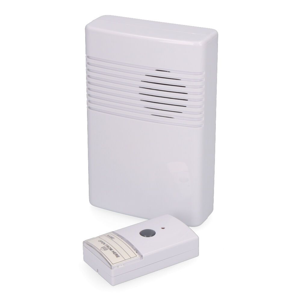 Campainha sem fios/transmissor receptor a pilhas (alcance 50m) - Image 3