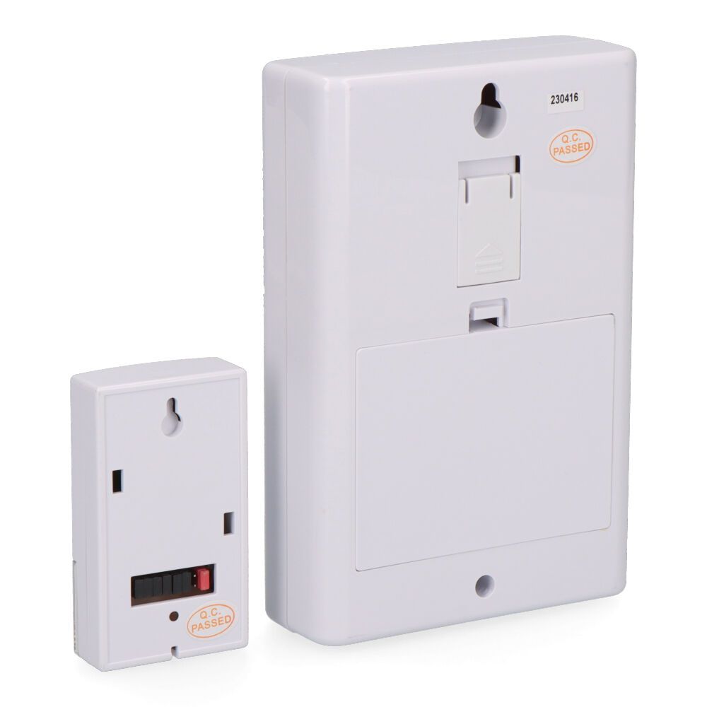 Campainha sem fios/transmissor receptor a pilhas (alcance 50m) - Image 4