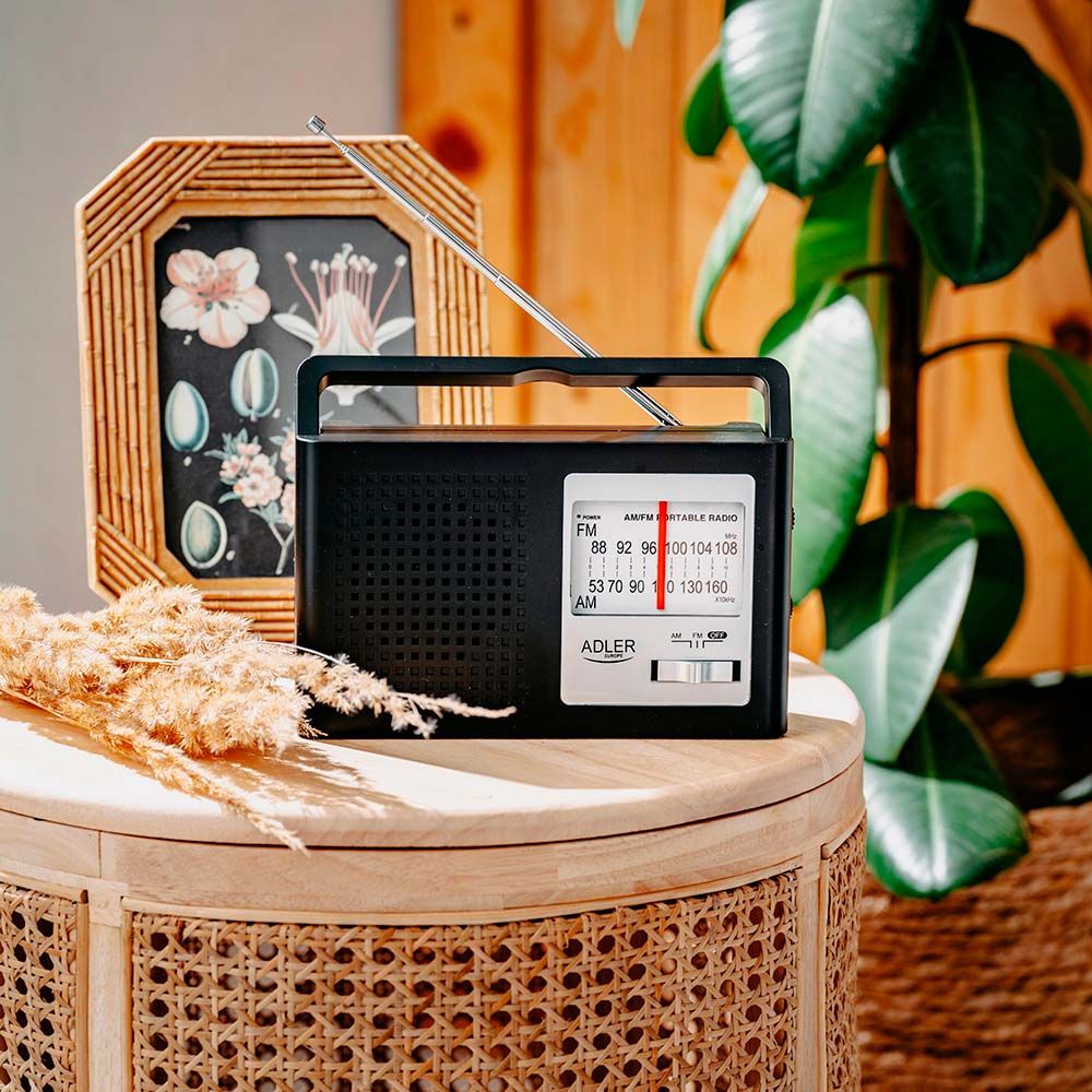 Rádio am/fm AD 1909, 15,5 x 21 x 6 cm - Image 9