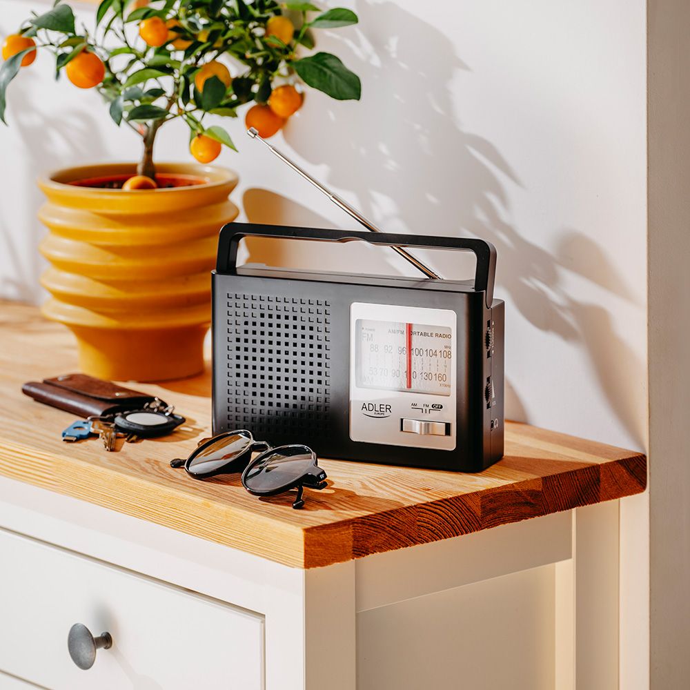 Rádio am/fm AD 1909, 15,5 x 21 x 6 cm - Image 10