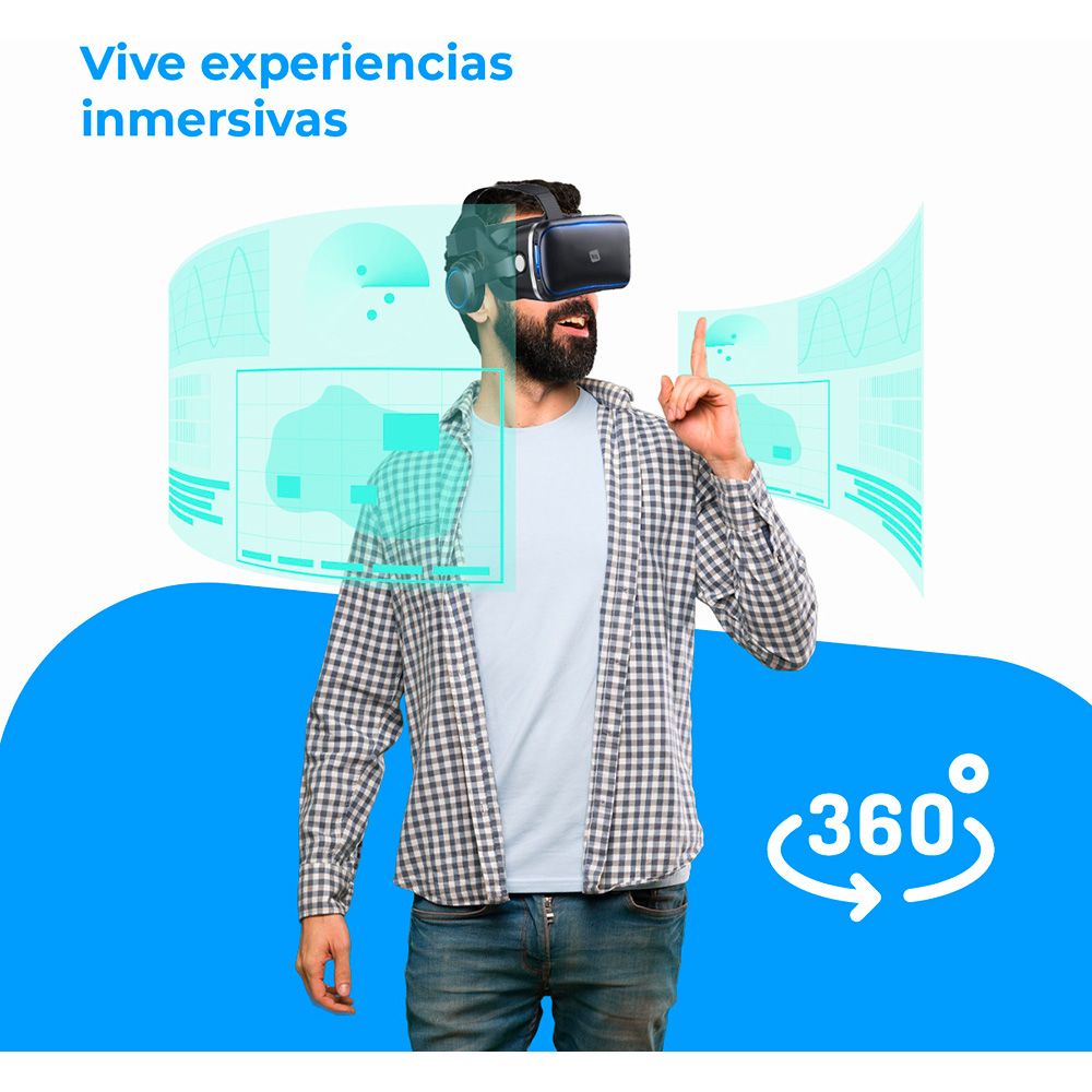 Gafas de realidad virtual 3d con audio - Image 6