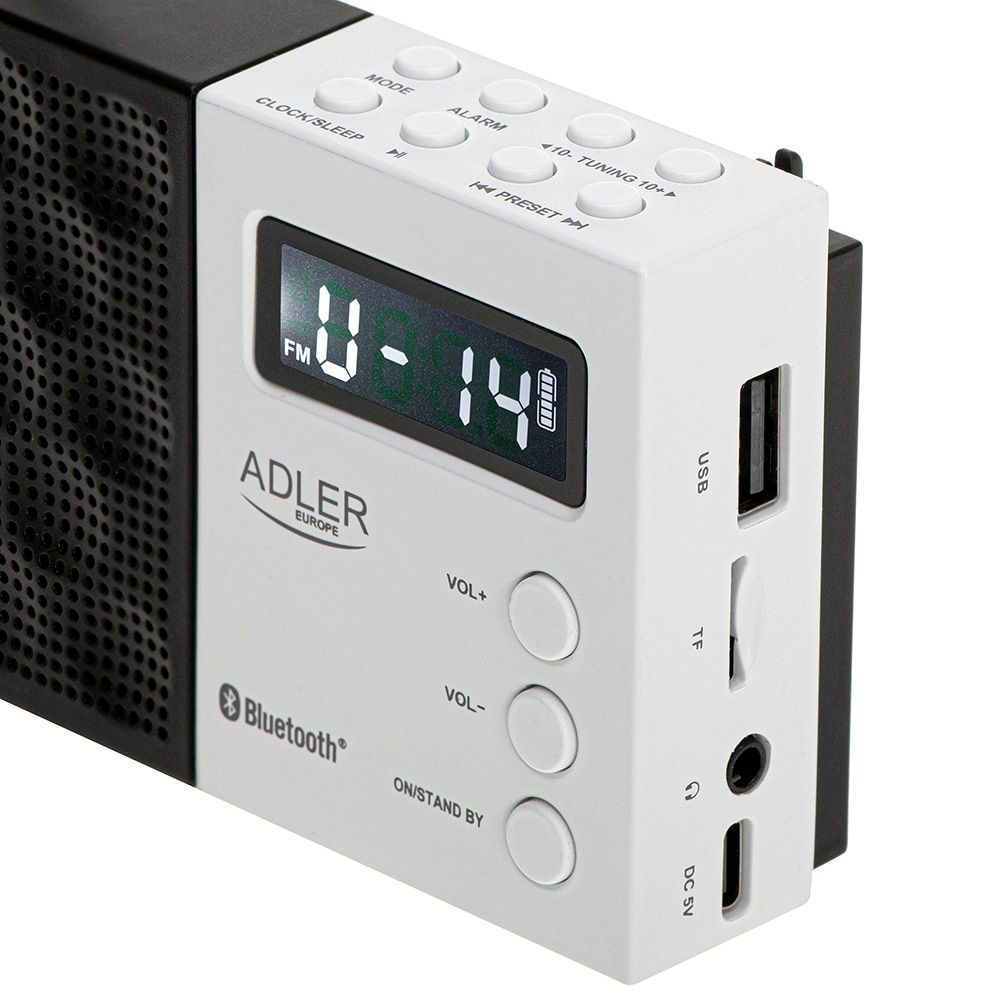 Rádio digital PLL am/fm AD 1908, 15,5 x 5 x 10,5 cm - Image 3