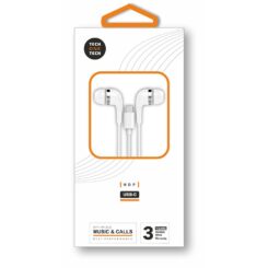 Auriculares HOP com conector usb-c, brancos