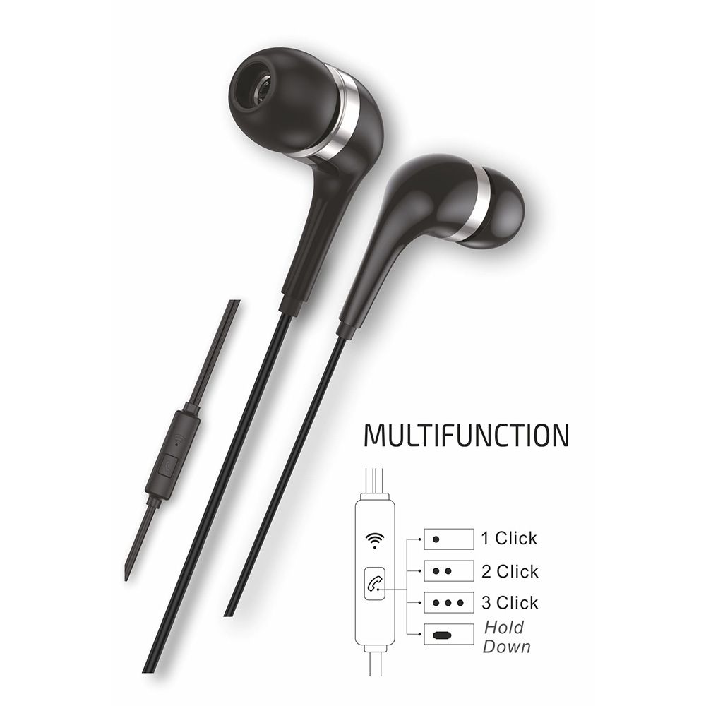 Auriculares HOP com conector usb-c, pretos - Image 3