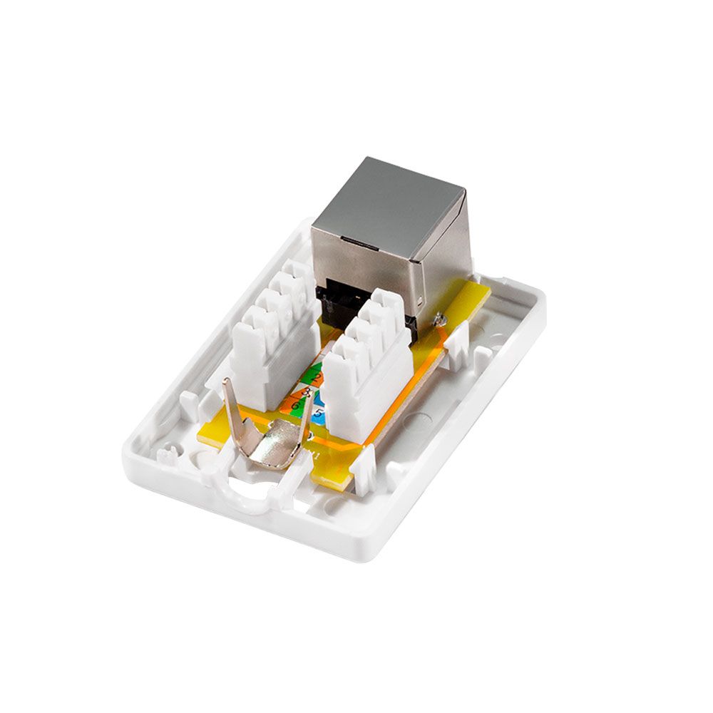 Caixa de superfície 1 RJ45 CAT. conector 6A blindado - Image 3