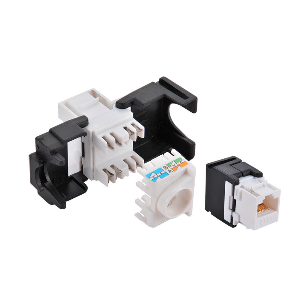 Conector fêmea RJ45 UTP CAT.6 keystone 180° - Image 2