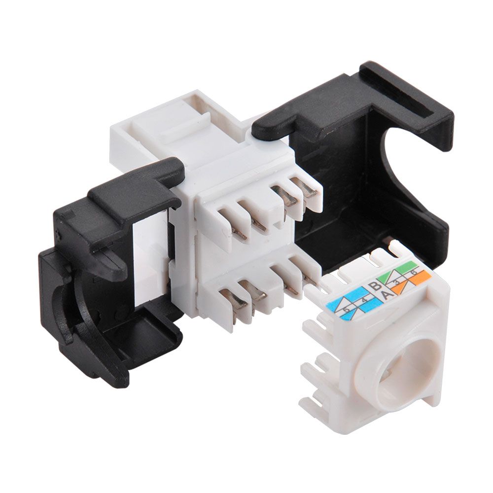 Conector fêmea RJ45 UTP CAT.6 keystone 180° - Image 3