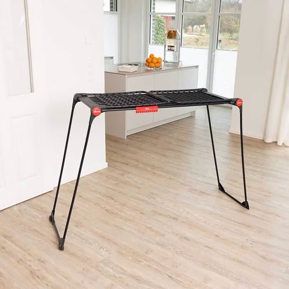 Estendal de roupa extensível infinity flex ultimate, preto fosco, deposição 30 m - Image 2
