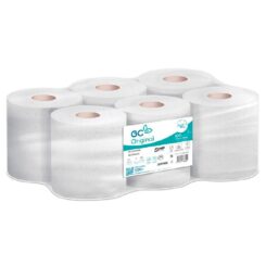 Carretel de papel para secar mãos 143 m 6 unidades