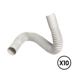 PVC flexível curva ø 25 mm, 10 unid.