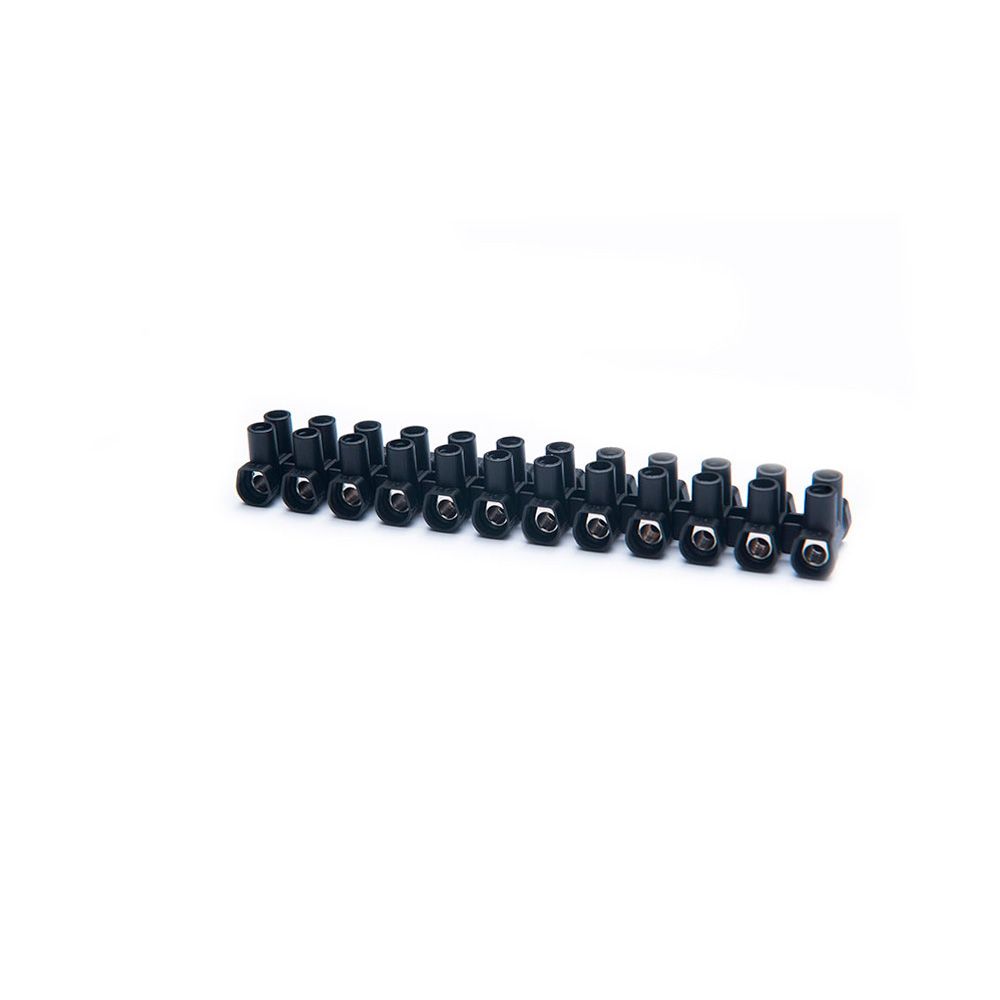 Tira de conexão 12 pólos 2,5 mm² preta