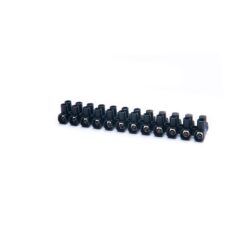 Tira de conexão 12 pólos 10 mm² preta