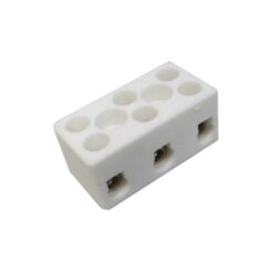 Regleta cerámica 3 polos 4 mm , bolsa 5 uds