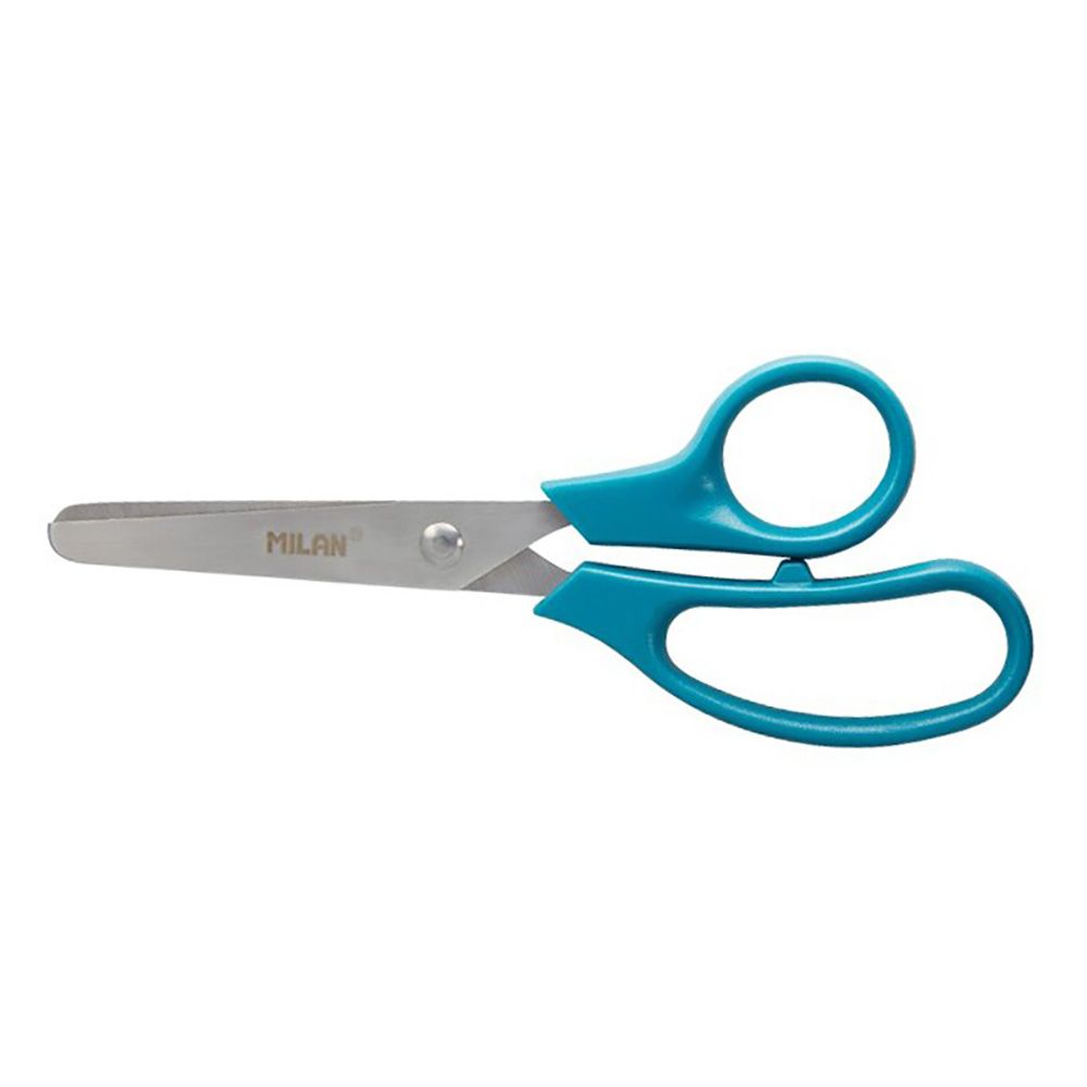 Blíster com tesouras escolares basic 13,3cm milan - Image 2