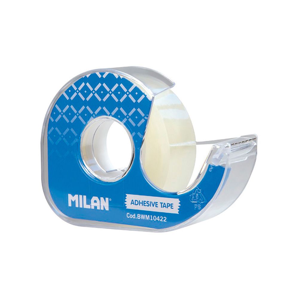 Blíster desenrolador com fita-cola transparente 19mm x 33m milan