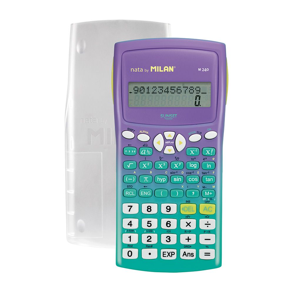 Blíster calculadora científica M240 sunset verde milan - Image 2