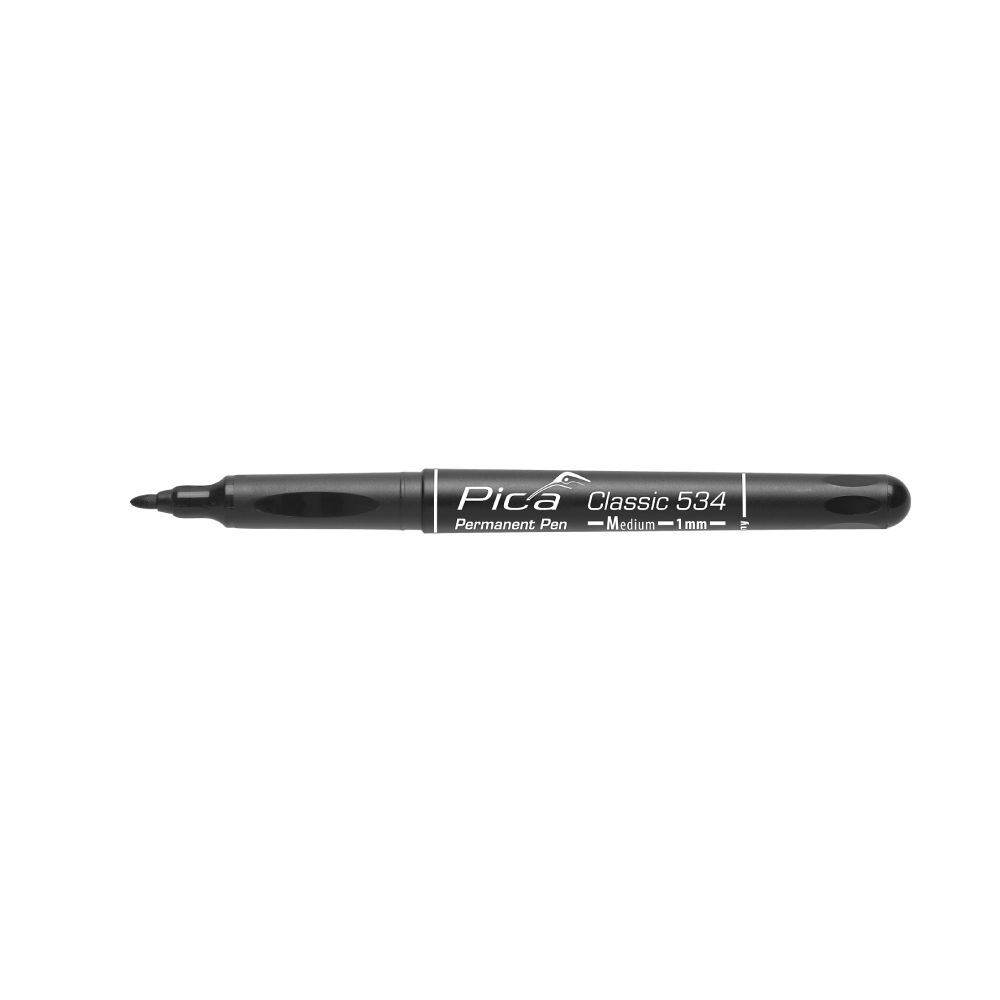 Marcador permanente clássico bullet médio preto - Image 2