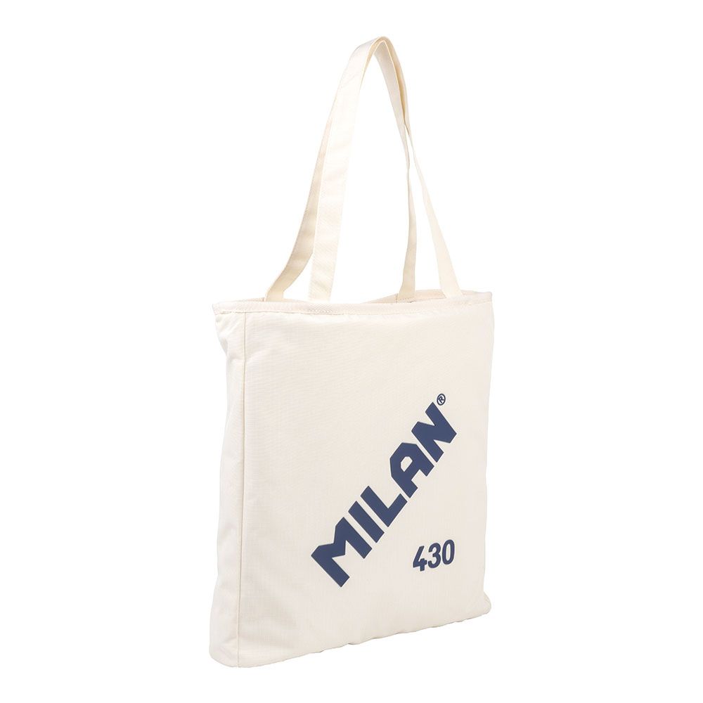 Bolsa de compras da coleção "milan® gigante 403 desde 1918" bege