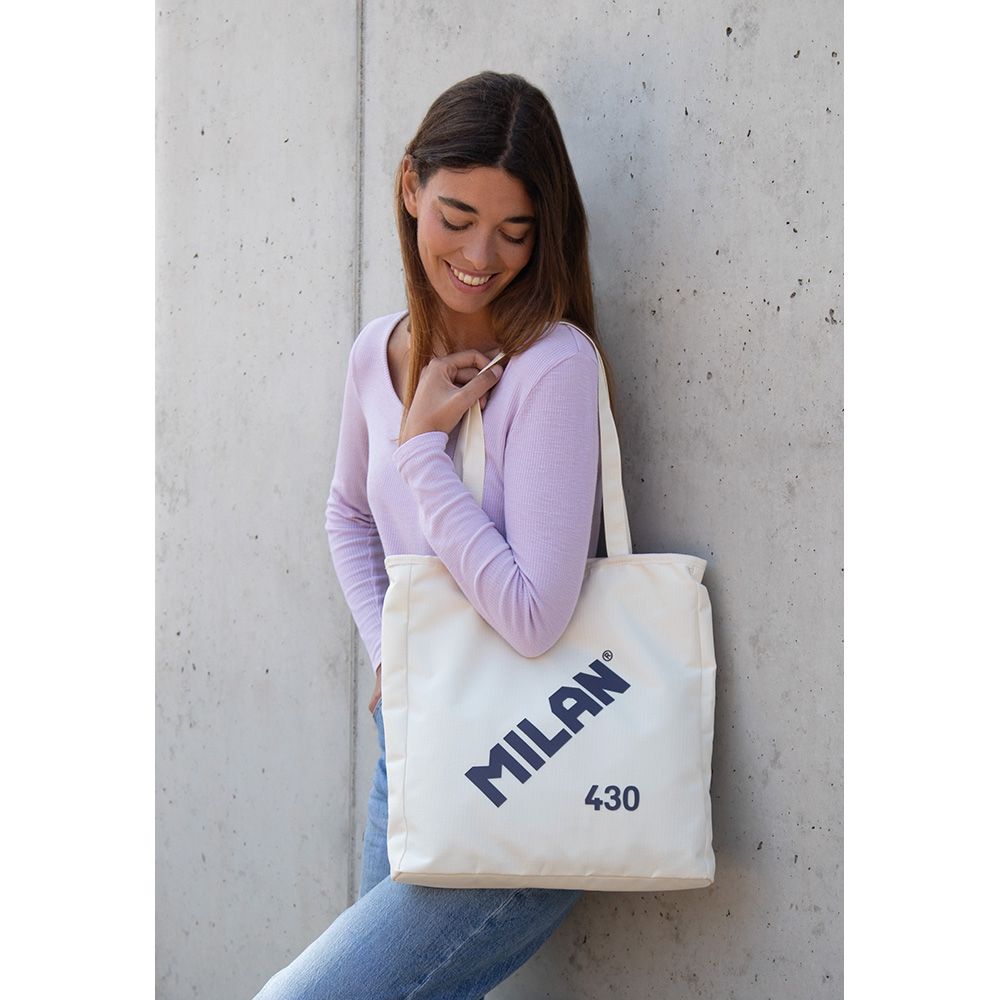 Bolsa de compras da coleção "milan® gigante 403 desde 1918" bege - Image 3