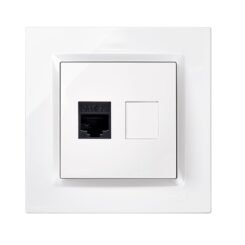 RJ45 base CAT.5E branco