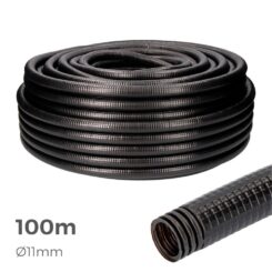 Tubo anelado ferroplast exterior 11mm CE M-16 euro/m