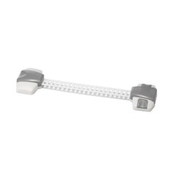 INOFIX Fecho de segurança, multiuso ajustável, modelo 5102, branco, 56 x 210 x 14 mm, 2 unidades, blister
