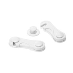 INOFIX Fecho de segurança, frontal multiuso, modelo 5105, branco, 17 x 246 x 57 mm, 2 unidades, blister