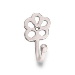 INOFIX Cabide de latão modelo flor de níquel (blister)