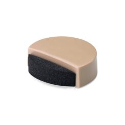 INOFIX Batente de porta, espuma com acabamento bege, silencioso, fixação adesiva, blister