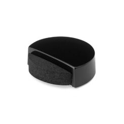 INOFIX Batente de porta, espuma com acabamento preto, silencioso, fixação adesiva, blister