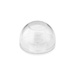 INOFIX Batente de porta, flexível com acabamento transparente, fixação adesiva, 2 peças, blister