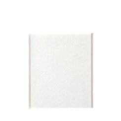 Fieltro adhesivo, placa, sintético, blanco, 100 x 85 mm, blister