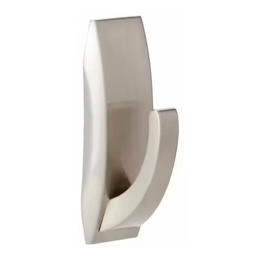Command gancho médio, níquel polido, 29 x 79 x 29 mm, 1 peça + 2 tiras, carga MAX 1,3 kg.