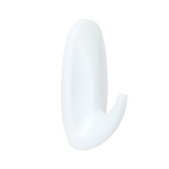 Command gancho de design pequeno, branco, 2 peças + 4 tiras, máx.