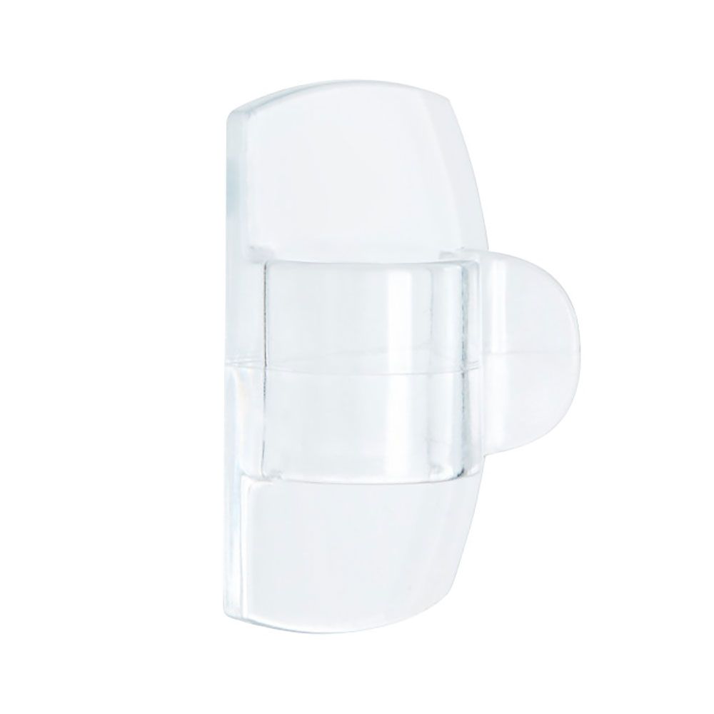 Command mini gancho para luzes, exterior, transparente, 8 unid + 10 tiras