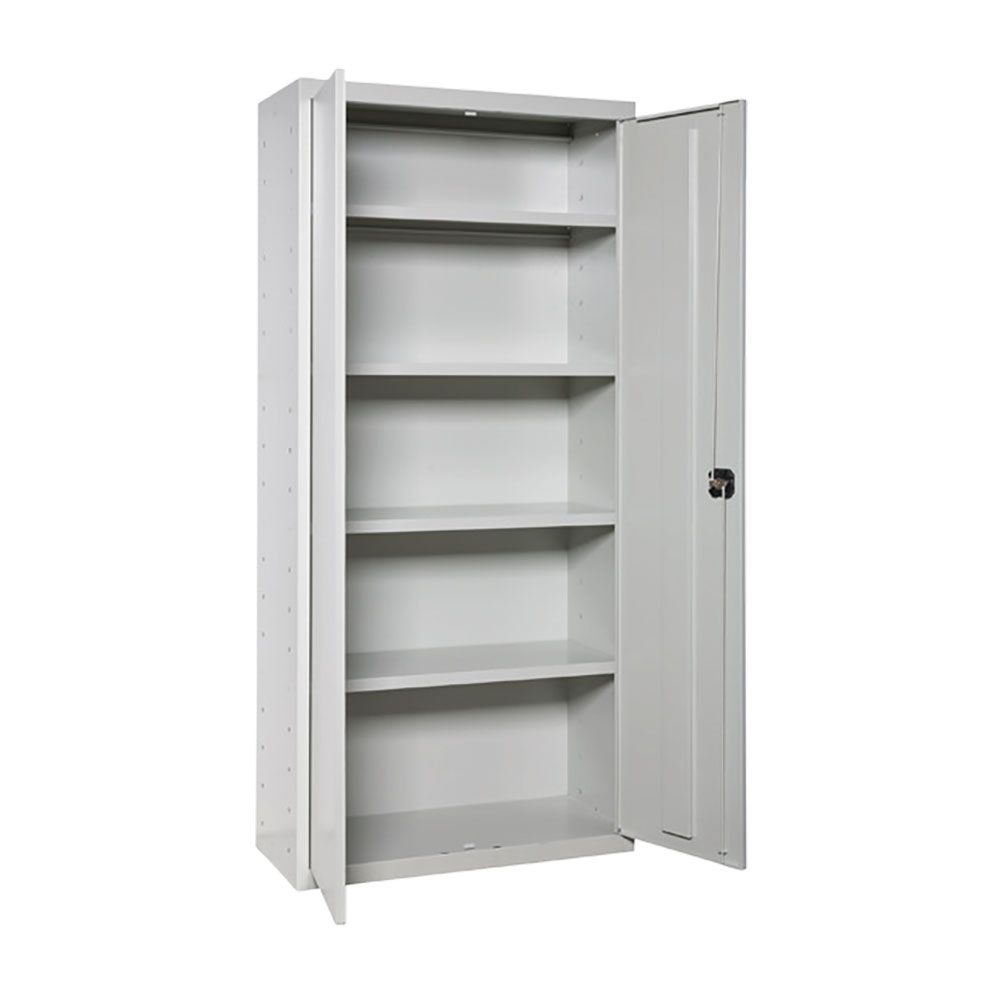 Armario multiusos 2 puertas 4 baldas, 80 x 40 x 180 cm