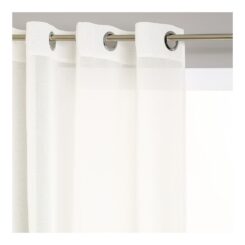 Cortina translucida COR branco 140 x 240 cm