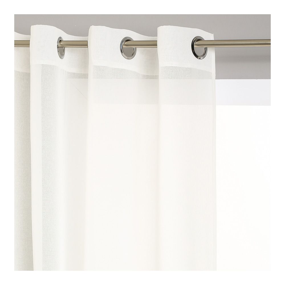 Cortina translucida COR branco 140 x 240 cm