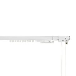 Trilho reforçado branco extensível de 160 - 300 cm
