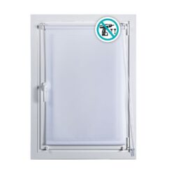 Cortina de rolo CLIP & FIX branca, 120 x 180 cm